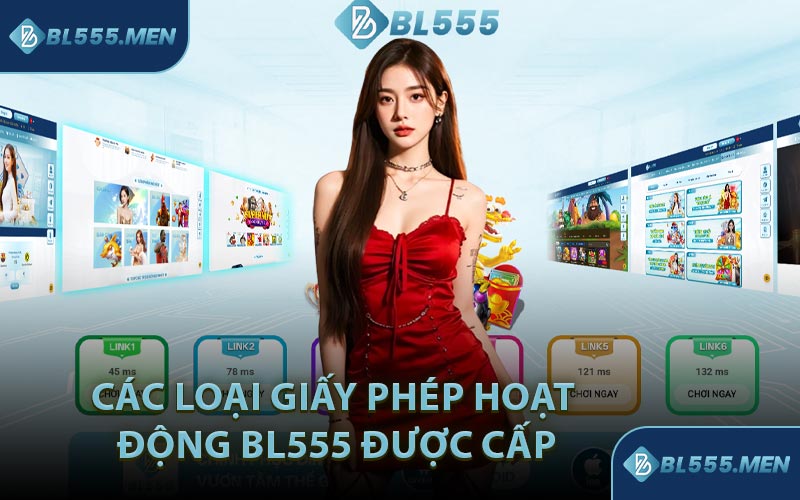 Các Loại Giấy Phép Hoạt Động BL555 Được Cấp